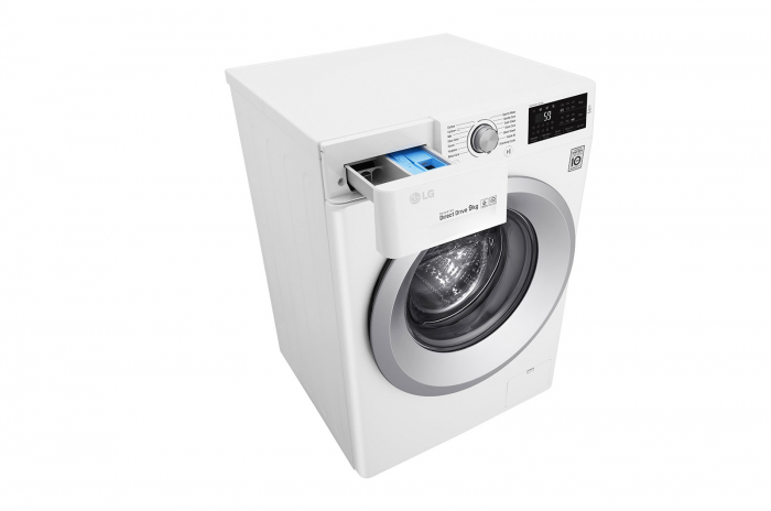 Mașină de spălat LG F4J5VN4W, 9Kg, 6 Motion DD, 10 ani garanție, Clasa A+++, NFC Smart ThinQ [7]