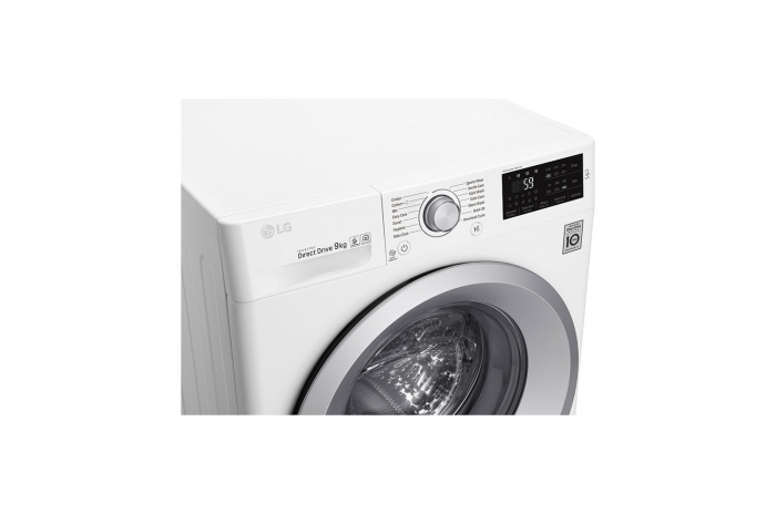 Mașină de spălat LG F4J5VN4W, 9Kg, 6 Motion DD, 10 ani garanție, Clasa A+++, NFC Smart ThinQ [6]
