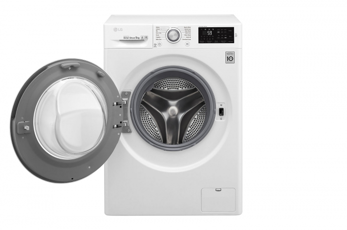 Mașină de spălat LG F4J5VN4W, 9Kg, 6 Motion DD, 10 ani garanție, Clasa A+++, NFC Smart ThinQ [2]