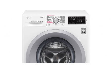 Mașină de spălat LG F2J5HY4W, 7kg, 6 Motion Direct Drive™, Clasa A+++, Steam™, NFC SmartThinQ [2]
