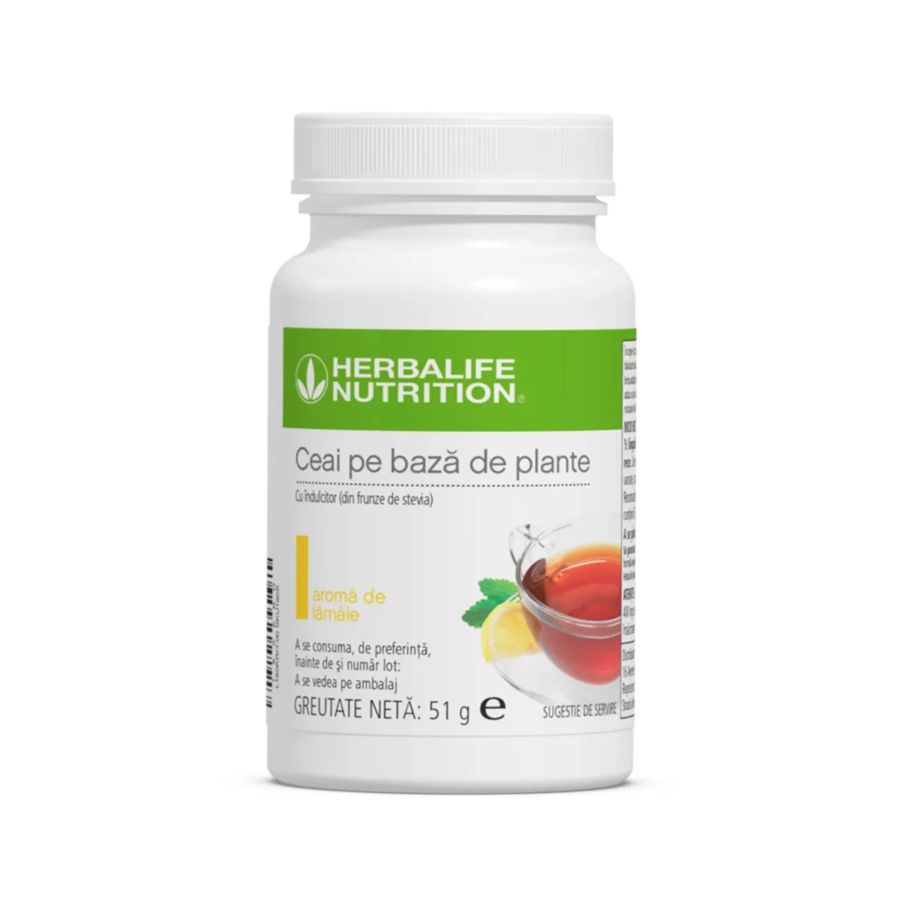 Ceai Instant Herbalife pe bază de Plante Lămâie 51g [1]