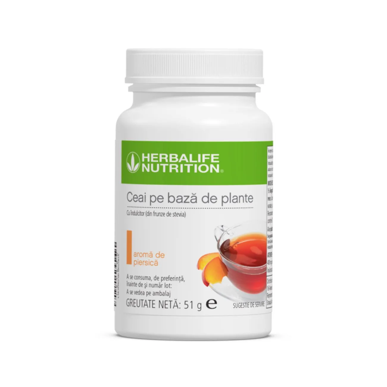 Ceai Instant Herbalife pe bază de Plante Piersică 51g [1]
