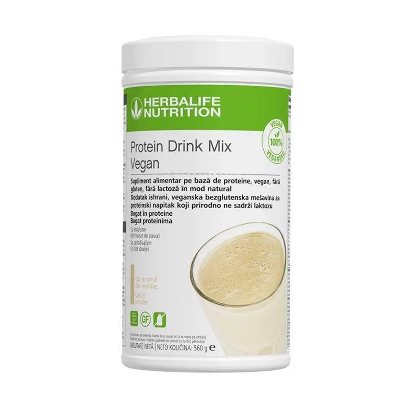 Protein Drink Mix Vegan Vanilie Herbalife 550g [1]