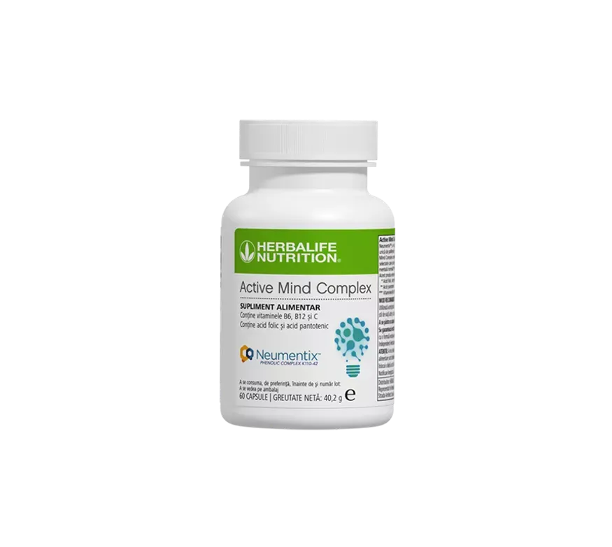 Suplimente Herbalife - Active Mind Complex Herbalife 60 capsule - Supliment pentru Concentrare și Claritate Mentală
