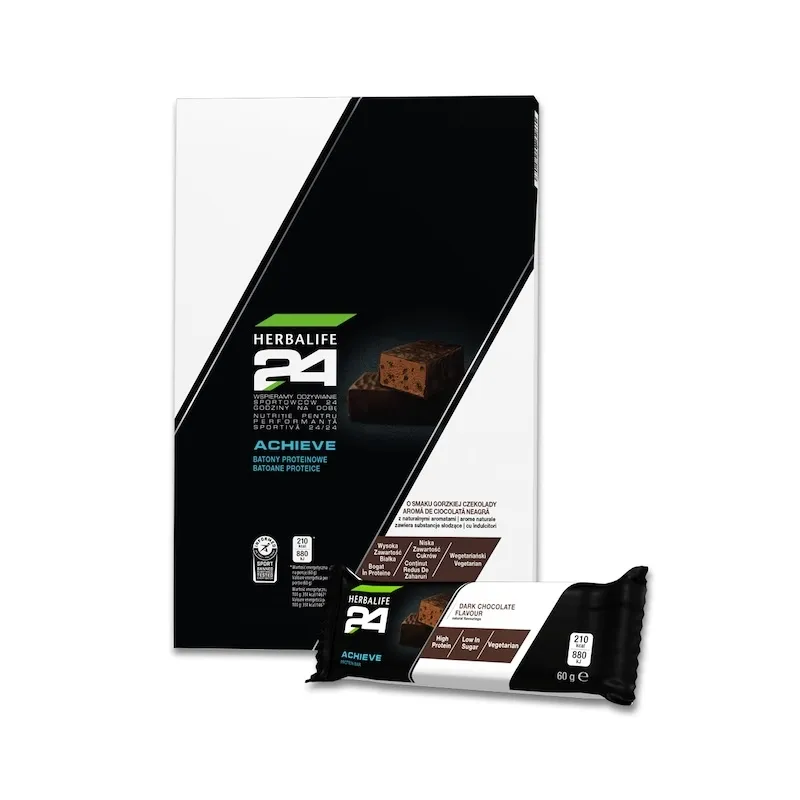 Batoane Proteice Herbalife24® Achieve Ciocolată Neagră