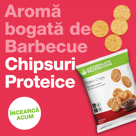 Chipsuri Proteice cu aroma Barbecue - 10 pachete x 30 g [1]