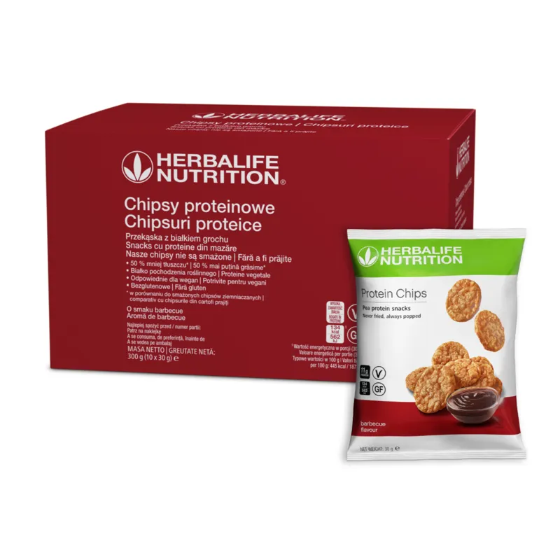 Chipsuri Proteice Herbalife Barbecue 10 pachete x 30 g