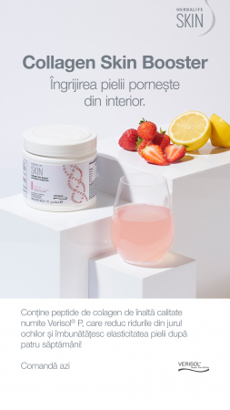 Collagen Skin Booster Herbalife Căpșune și lămâie 171gr [2]