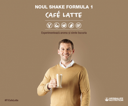 Shake Formula 1 Cafe Latte Herbalife 550g [2]
