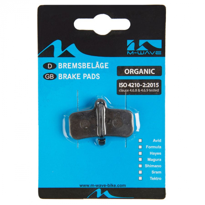 Placute de frana organice M-Wave S2 (Shimano Saint BR-M810/820 / ZEE BR-M640) [2]
