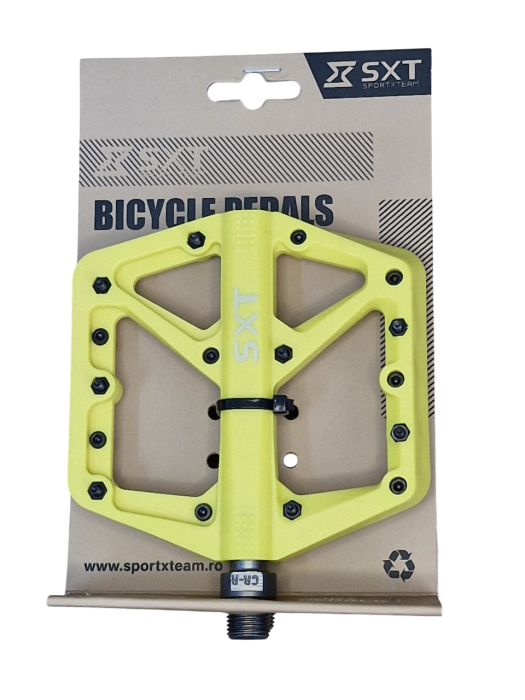 Pedale SXT N-13 Nylon-Fiber Galben, rulmenti [2]