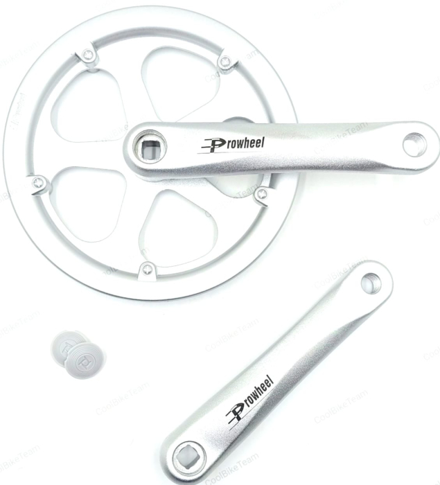 Angrenaj Prowheel Pro-646PP, aluminiu, argintiu, 170mm, 3/32x46T [1]