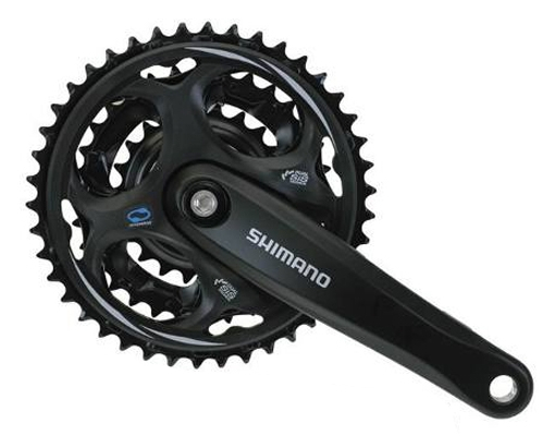 Angrenaj Shimano Altus FC-M311-L, 42x32x22T, 7/8 viteze, 170 mm [1]