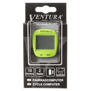 Kilometraj / Computer Ventura X, 10 functii, cu fir, verde [2]