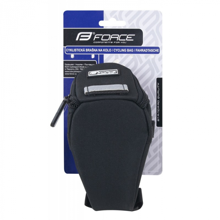 Borseta Sa Force Zip velcro, negru M [4]