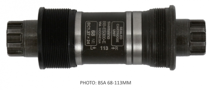 Butuc pedalier Shimano BB-ES300 70-113 mm, octalink, ITA (Filet Italian) [1]