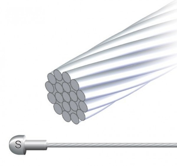 Cablu de frana MTB / Sosea Jagwire Basic Stainless BWC5004 / BWC3004, inox [2]