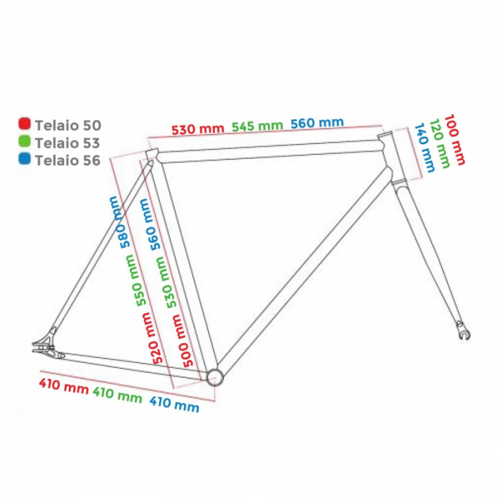 Cadru din otel cu mufe BRN pentru fixed gear / fixie / single speed, roti 28 [4]