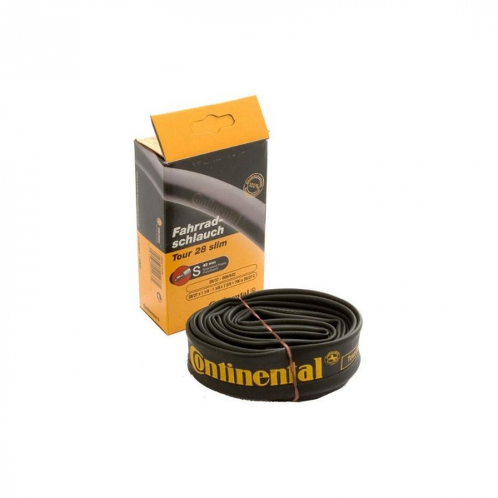 Camera bicicleta Continental Tour 28 Slim Auto / Presta 700x28C-700x37C. [2]
