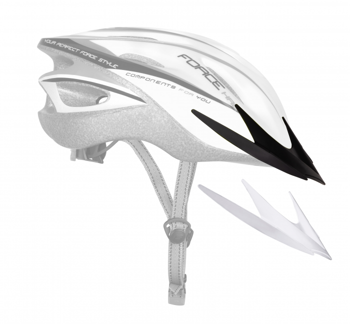 Casca bicicleta Force Hal, fluo-negru [7]