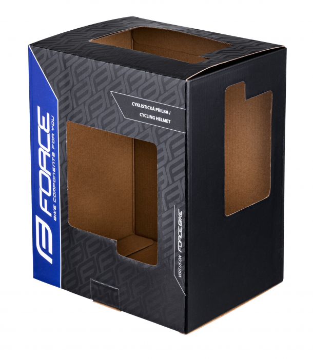 Casca bicicleta Force Hal, fluo-negru [9]