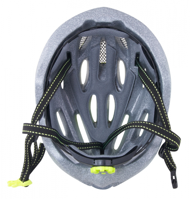 Casca bicicleta Force Hal, fluo-negru [6]