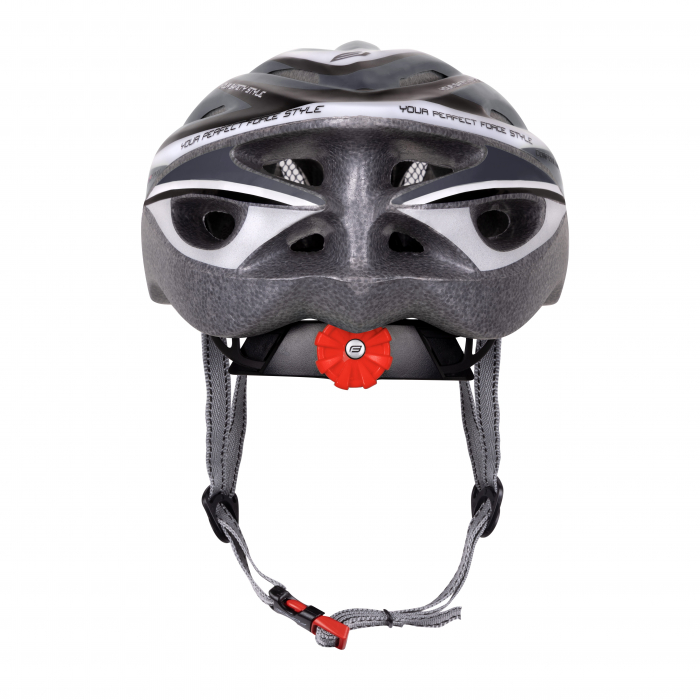 Casca bicicleta Force Hal, negru-gri-alb [8]