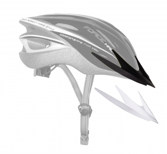 Casca bicicleta Force Hal, negru-gri-alb [10]