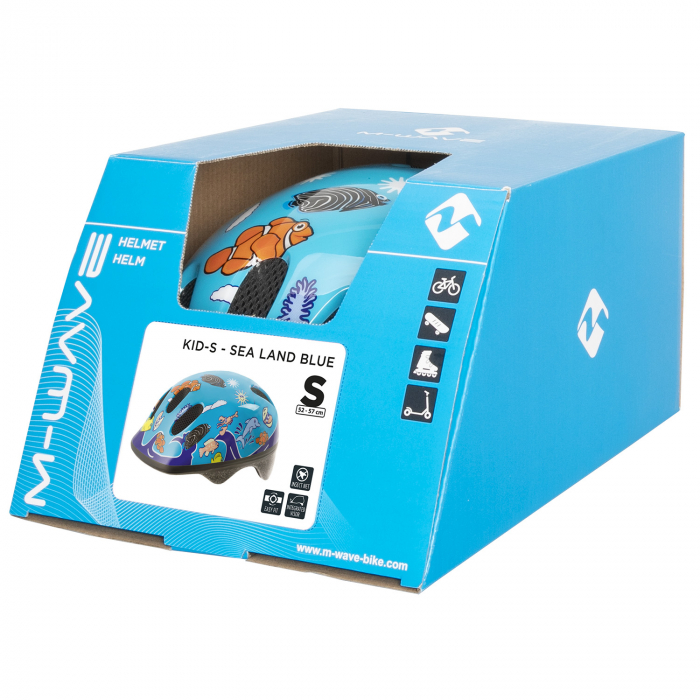 Casca copii M-Wave Sea Land albastru S (52-57 cm) [5]