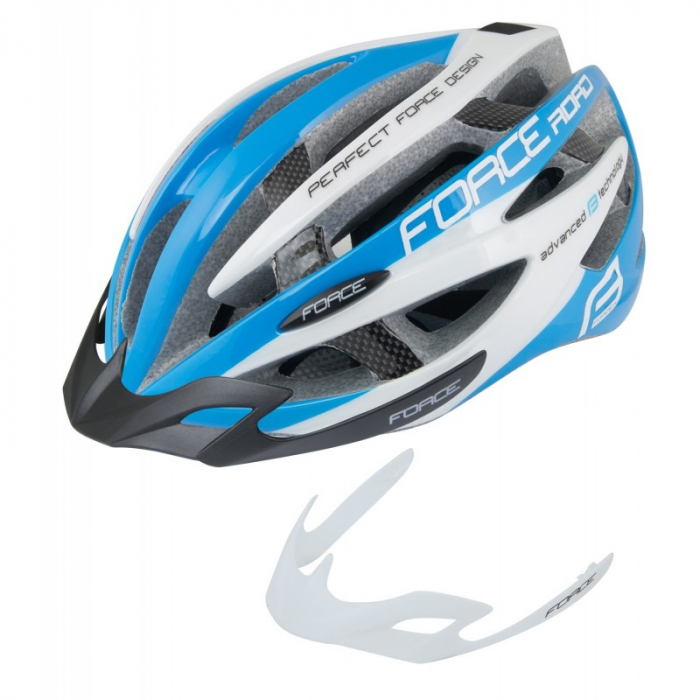 Casca Force Road albastru/alb S-M (54-58 cm) [4]