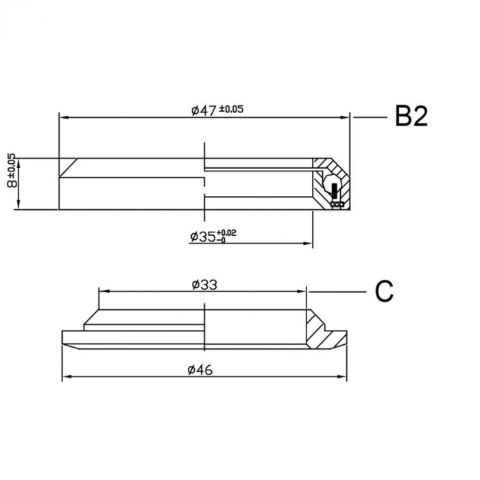 Cuvete aluminiu integrate Neco 1. 1/8″-1.4″ [4]