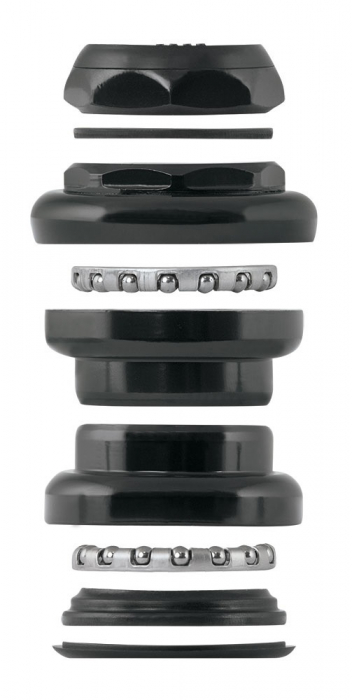 Cuvete externe Force, 1 1/8 cu filet, negru [2]