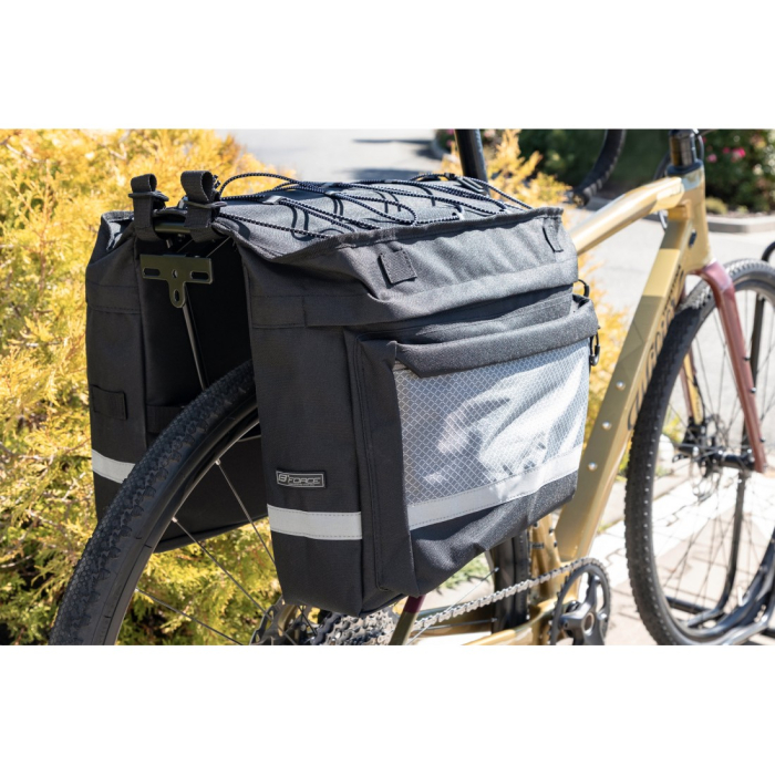 Geanta portbagaj spate Force Noem, 2x10 litri, neagra [3]