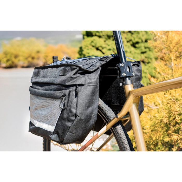 Geanta portbagaj spate Force Noem, 2x10 litri, neagra [4]