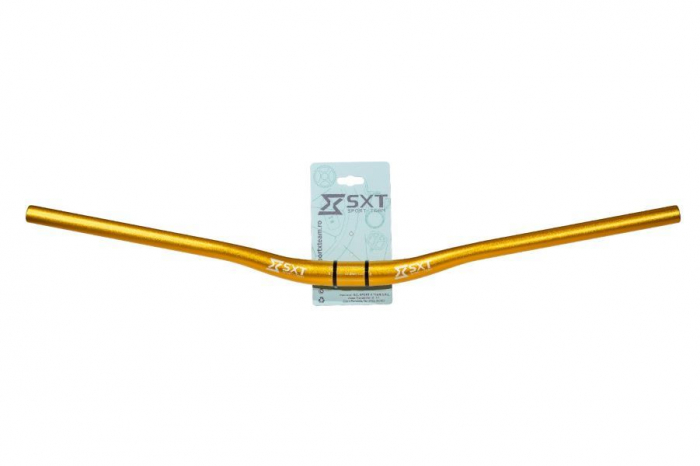 Ghidon aluminiu MTB SXT 31.8 mm, 800 mm, auriu mat [3]