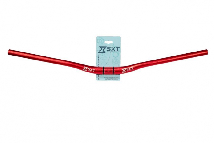 Ghidon aluminiu MTB SXT 31.8 mm, 800 mm, rosu mat [3]