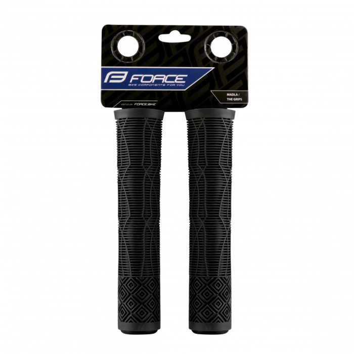 Mansoane Force BMX 160 mm, cauciuc, negru [2]