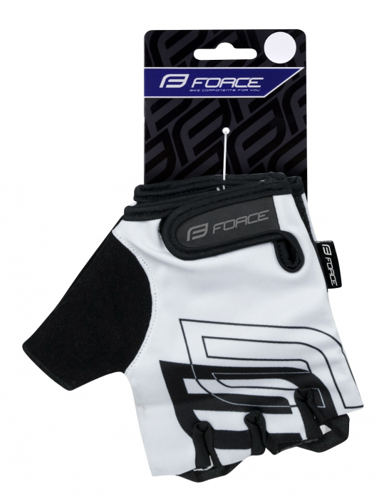 Manusi Force Sport albe, manusi fara degete mtb [4]