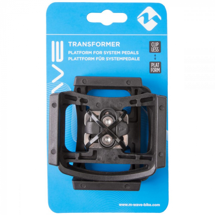 Platforme pedale SPD M-Wave Transformer, plastic, negru [3]