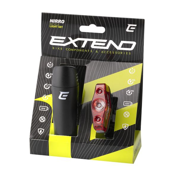 Set lumini cu baterii Extend Nirro, 100 lm + 4 lm [5]