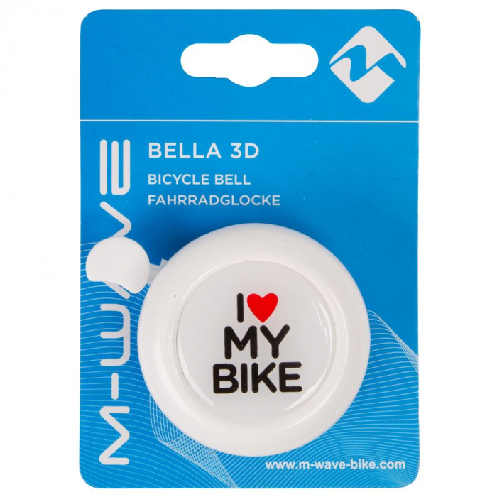 Sonerie Metal M-Wave BELL 3D "I Love my Bike" [2]