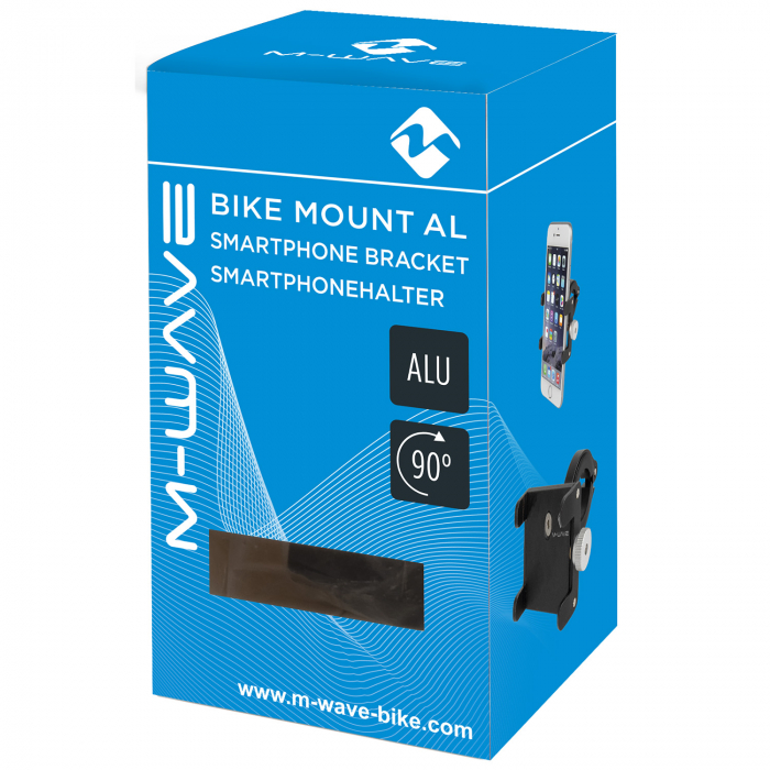 Suport reglabil pentru telefon M-Wave Bike Mount AL, 60-95 mm, aluminiu [3]