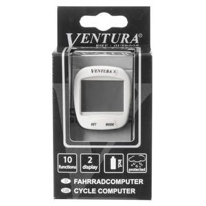 Kilometraj / Computer Ventura X, 10 functii, cu fir, alb [1]