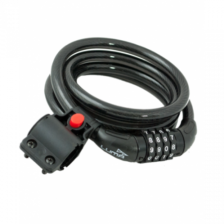 Antifurturi - Lacat Luma Enduro Spiral Match, 10x150, negru, C/B C36