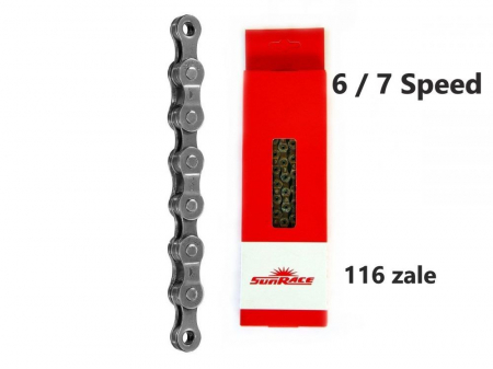 Lanturi - Lant Sunrace CNM54 6 7 Viteze Gri