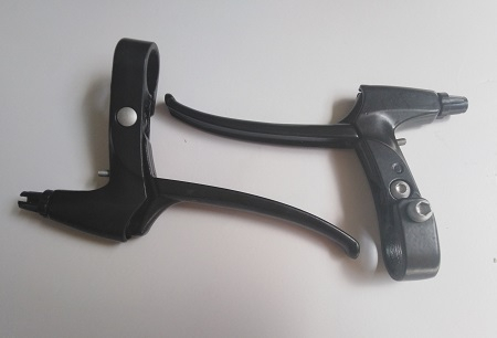 Componente - Set manete de frana Saccon MTB, 3 degete, negru