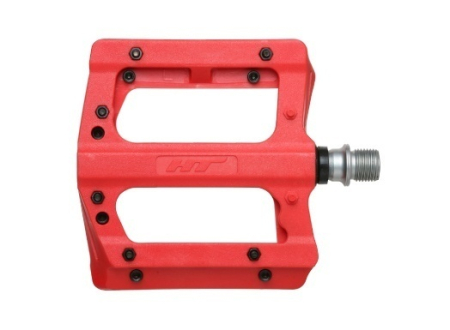 Pedale - Pedale HT PA12A Rosu, pini detasabili