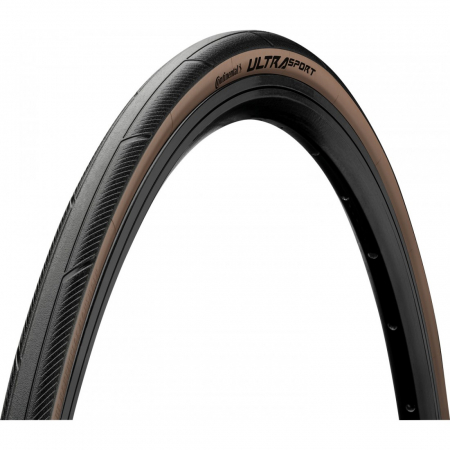 Anvelope - Anvelopa pliabila Continental UltraSport III 28-622, 28 x 1 5/8 x 1 1/8, negru/maro