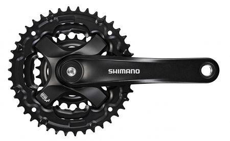 Angrenaj Shimano Tourney FC-TY501, 48x38x28T, 6/7/8 viteze, 170 mm