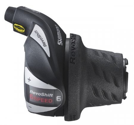 Manete schimbator - Maneta de schimbator Shimano Tourney SL-RS36-6R, 6 viteze